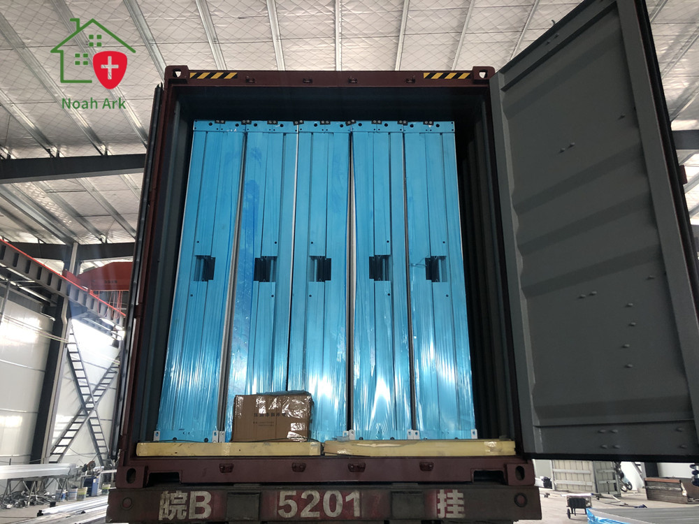 Folding container house structure