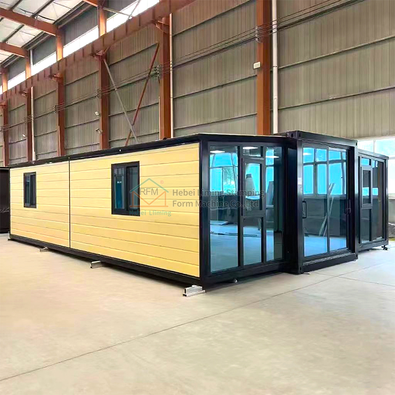 Factory Supplies Foldable Biplane Extended Office Container Rooms Sandwich Panel Accommodates 20/40 Foot Bedrooms For Hotel Shop