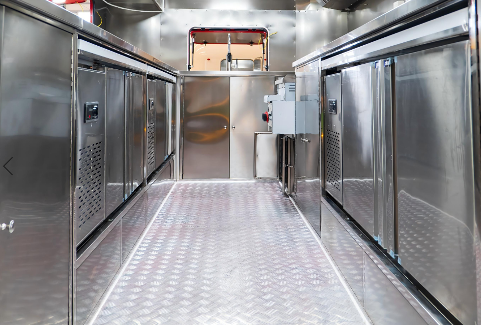 Aluminum embossed floor
