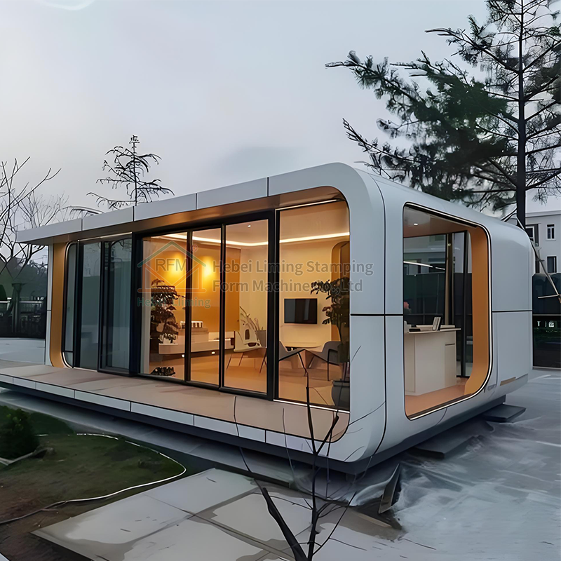 Popular Apple Cabin House Custom Cabin Portable Apple Cabin Container Homes 20FT Prefab Shipping Tiny House