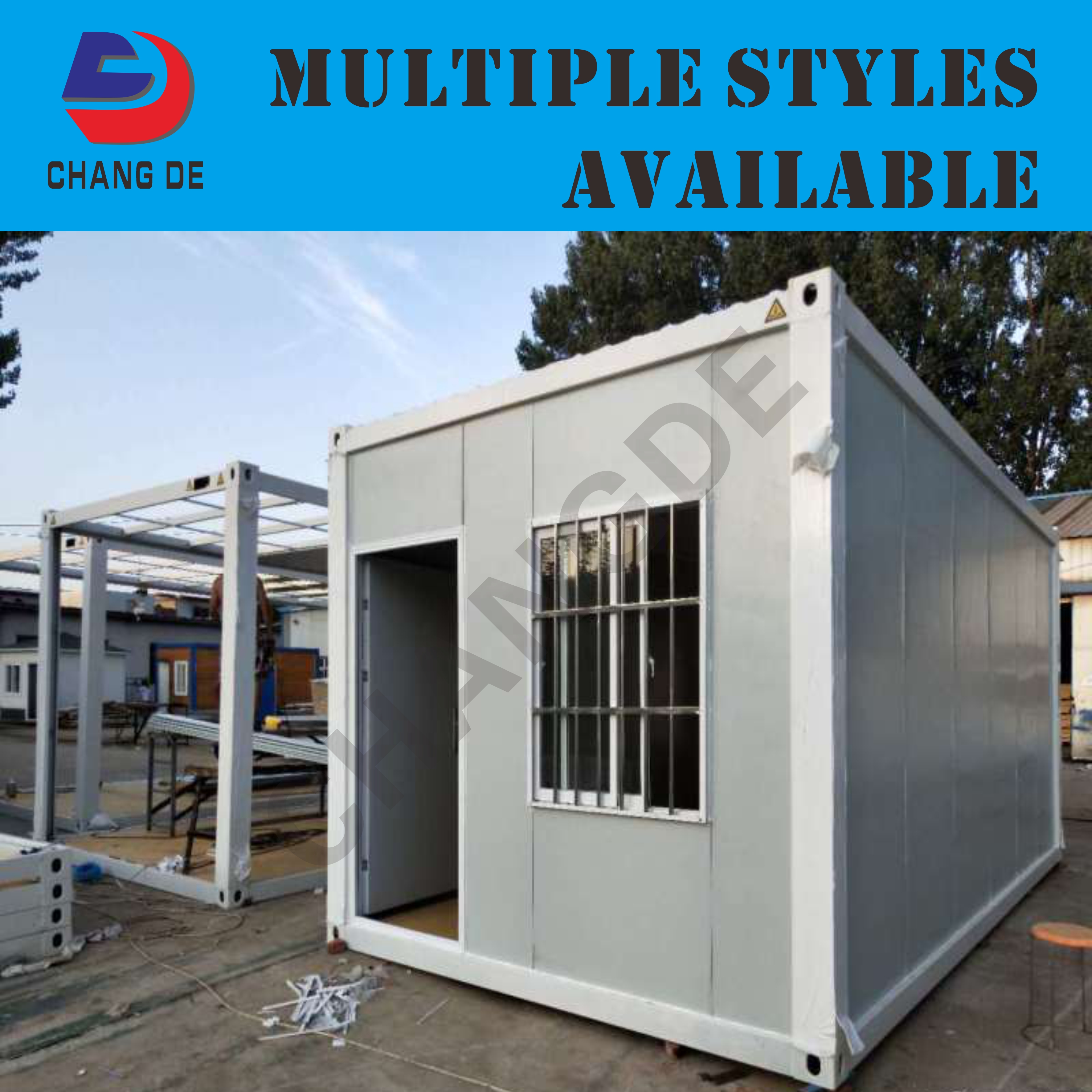 CE Certification Flat Pack Container House Prefab Modular Portable Living Home Cheap Prefab Housing Unit for Sale Custom Design