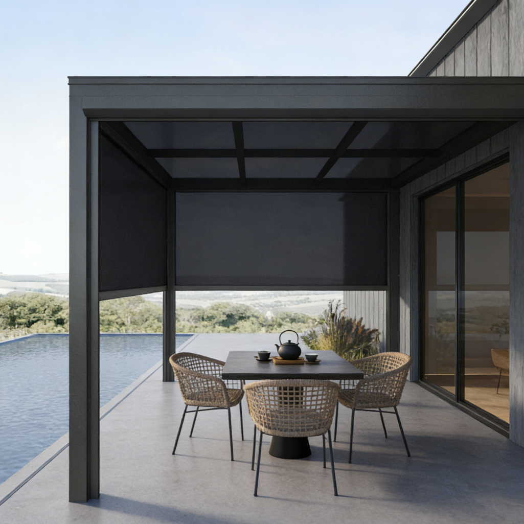 Modern Aluminum Alloy Sunroom For Villa &amp; Farmhouse Free Standing &amp; Attached Options Double Tempered Glass Customizable Size