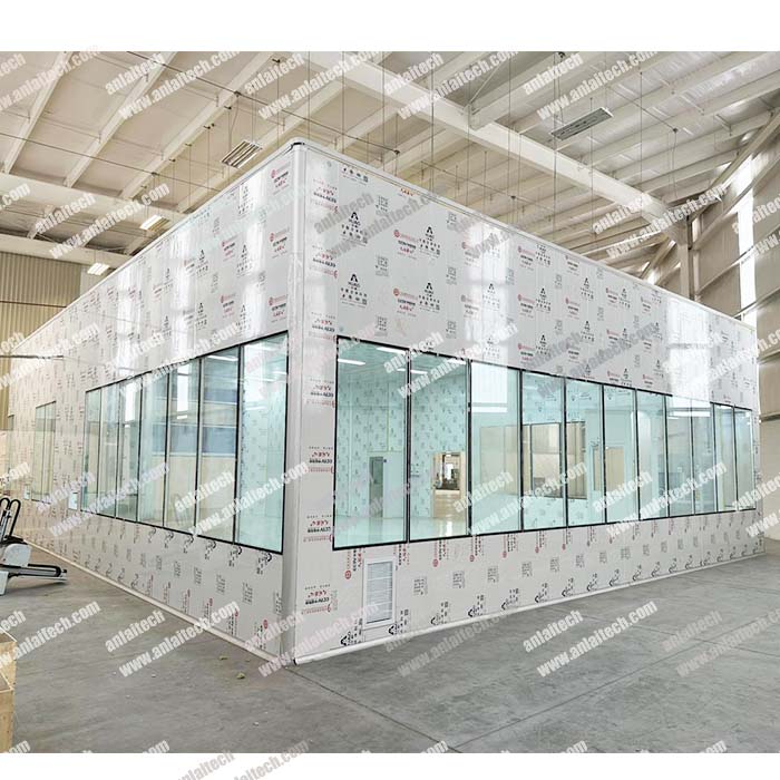 ISO 8 clean room interior setup