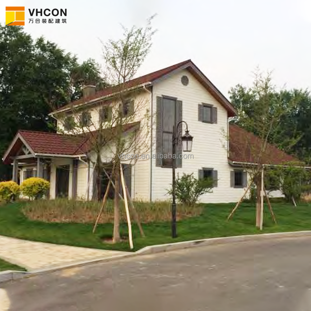 Residential Family Prefab Home Galvanized Steel Keel Customizable Panel Pre-engineered Rapid Assembly Modular Light Steel Villa