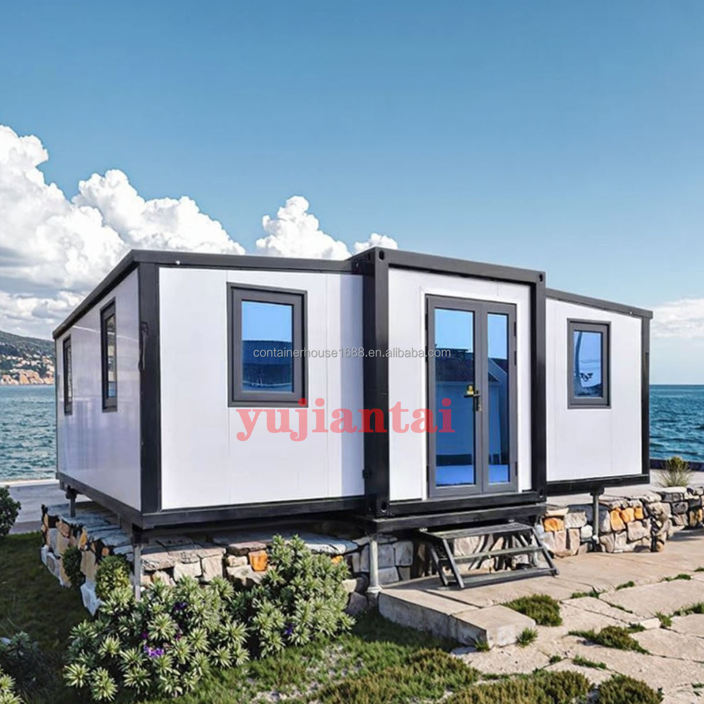 Prefab Container House Office Warehouse Modular Homes Mobile Toilet Flat Pack 40ft Container House Flat Pack Container House