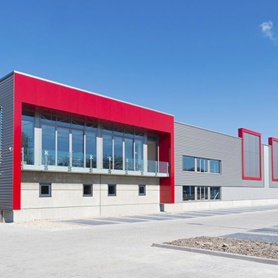 Office Construcation Steel Light Structure Prefab Commerial Building