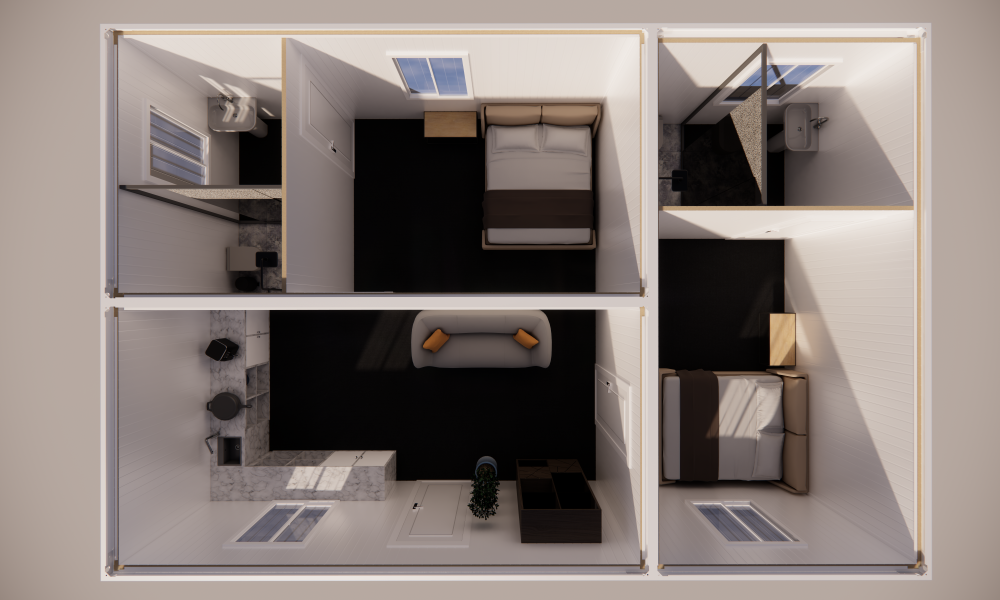Rapid Build Detachable Container House for Disaster Relief Temporary Shelter Portable Modular Classroom Unit Wholesale Pricing