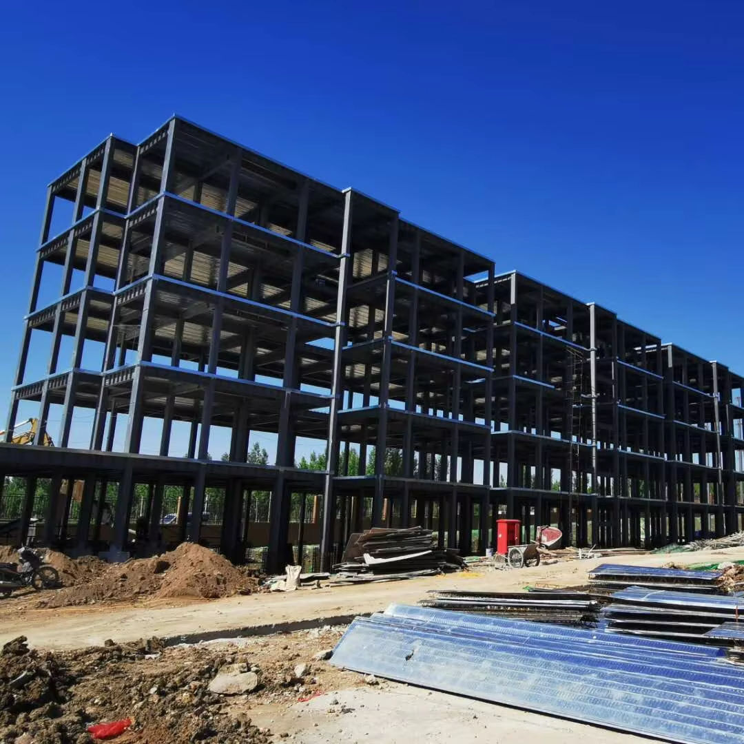 Custom Prefab Steel Frame Hospital Building Heavy Steel Welded Structure Medical Facility Industrial Design Mall &amp; Hotel