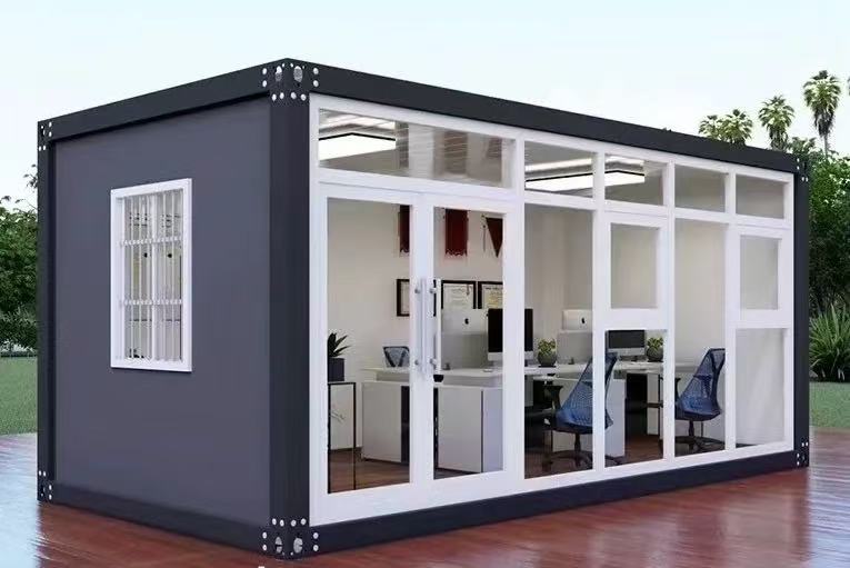 House Prefabricated Homes 20ft House Prefabricated Flat Pack Homes for Hotels Office Buildings Apartments Malls Outdoor Spaces