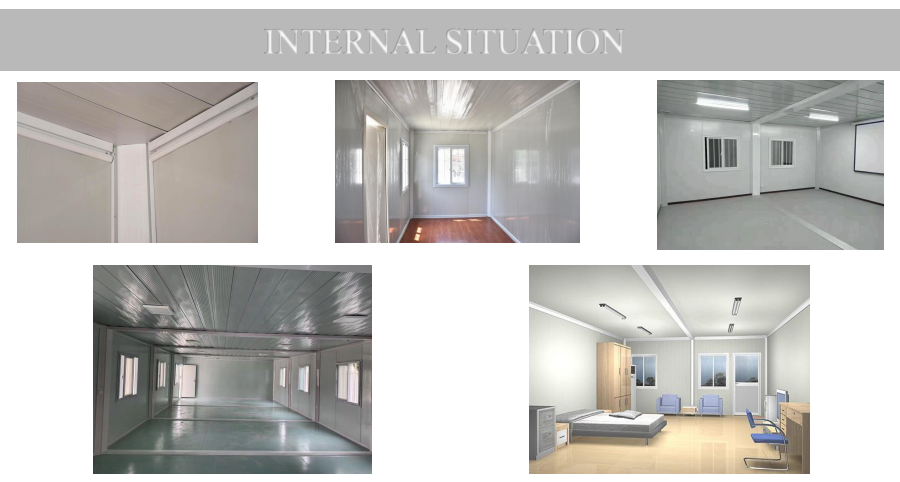 Flat Pack Container House Customized Waterproof Fireproof Prefab Tiny House Office Worker Accommodation Mobile Living House