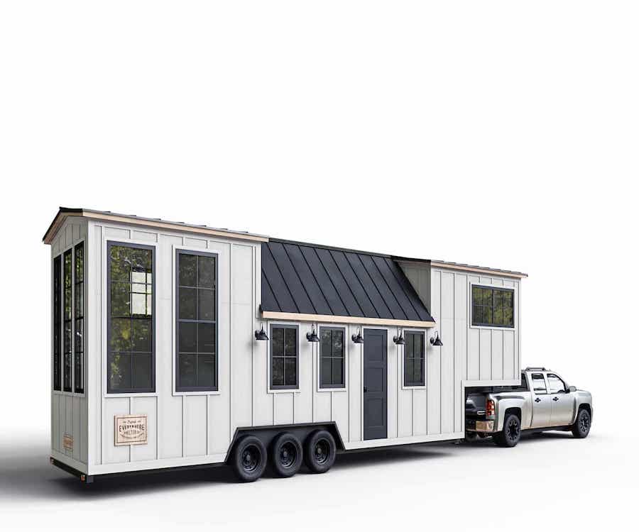 Best Tiny Homes Ready Ship Wheels Villa Bedroom Ready Light Steel Structure Modern Style Customizable Direct Warehouse