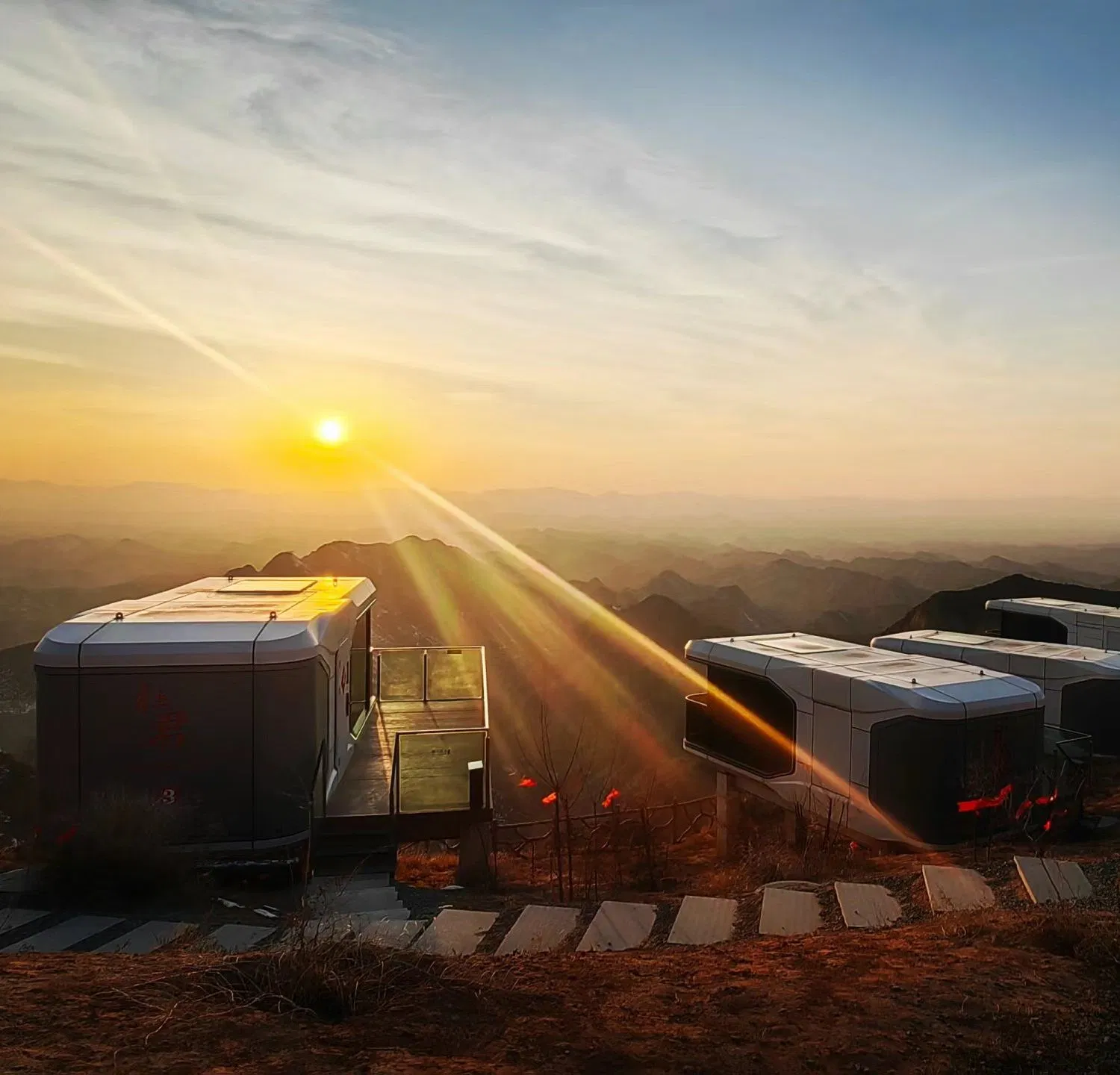 Luxury Sleeping Space Capsule Mobile Tiny House High End Prefab House Shop for Sale Capsule Hotel