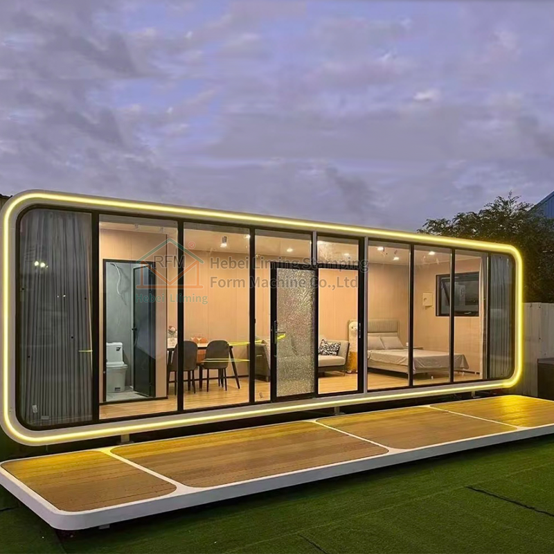 Popular Apple Cabin House Custom Cabin Portable Apple Cabin Container Homes 20FT Prefab Shipping Tiny House