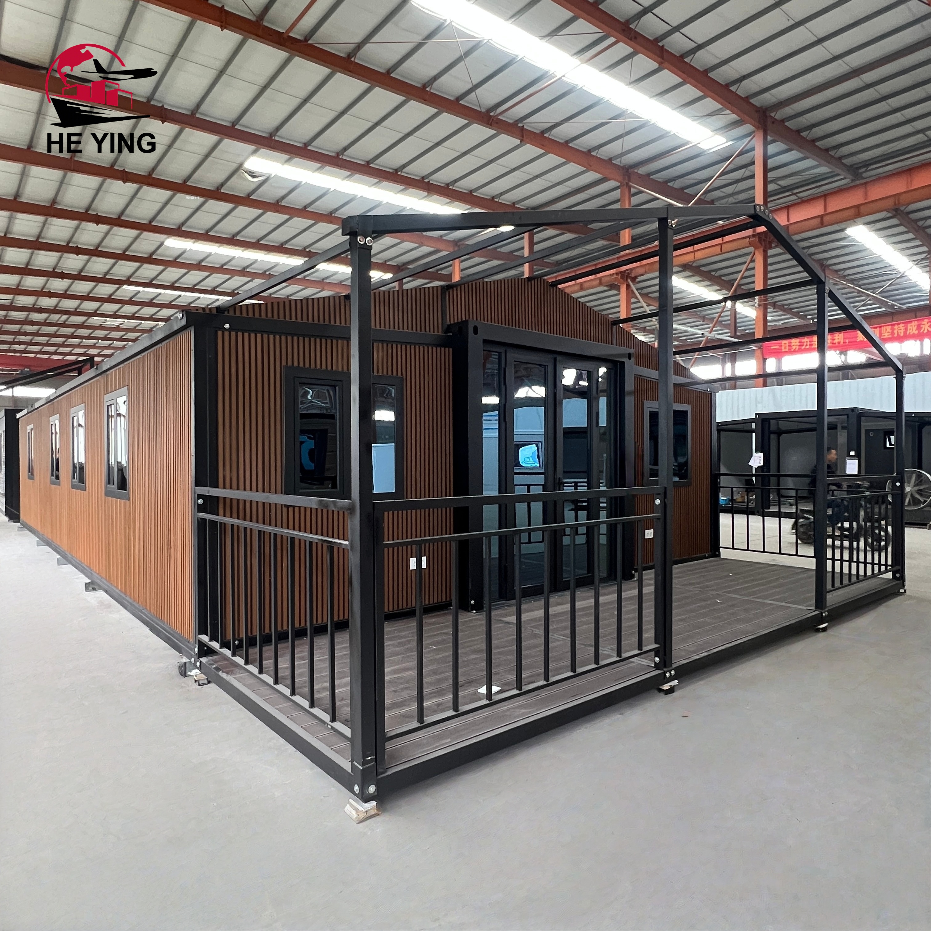 30ft 3-Bedroom Resort Container Home-Modern Design Durable Construction Scenic View Windows for Hotel/Villa Mountain/Lake Resort