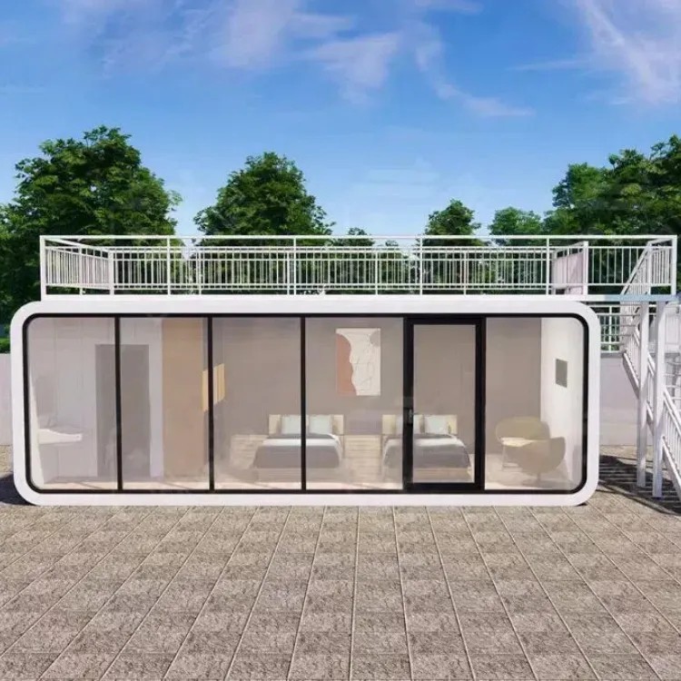 Pre Assembled Apple Cabin Modular House No Foundation Needed Ideal for Remote Projects
