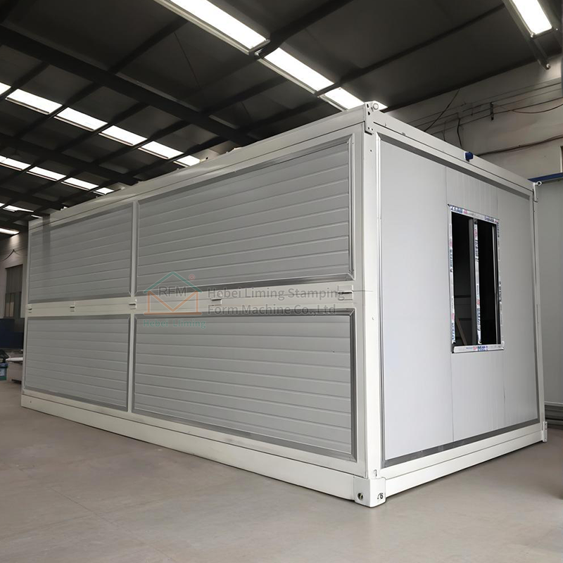 Low Cost 20ft Prefab Folding Mobile Hospital Home Collapsible Living Room Plan Foldable Portable Container House With Toilet