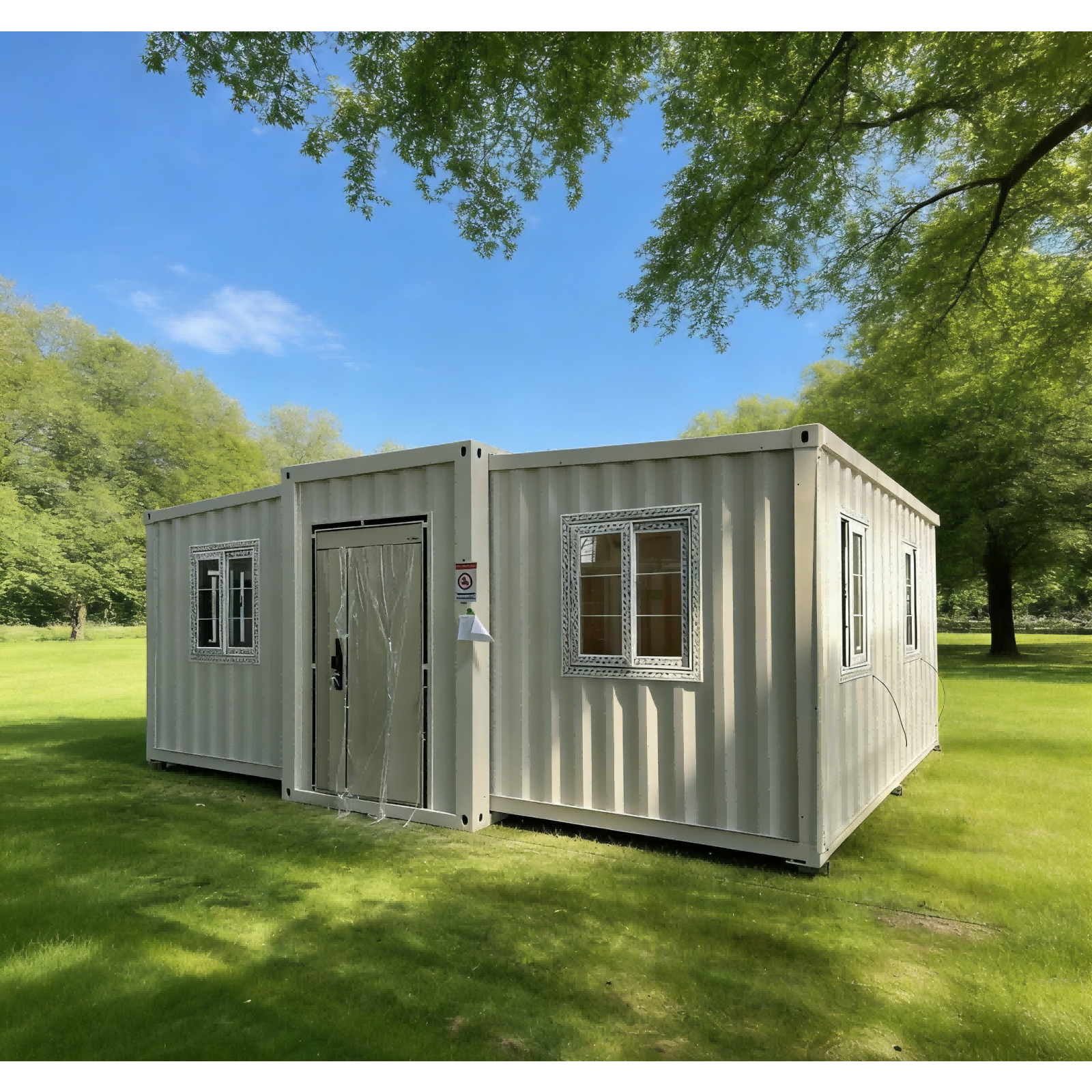 Modern Design Double Wing Expandable Foldable Breathable Farmhouse Prefab House Customized Portable Modular Home 5 Villa Shop