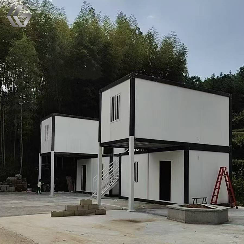 20Ft Luxury Model House Prefab Modular Homes Expandable Container House Portable Cabin With Kitchen Sandwich Panels House