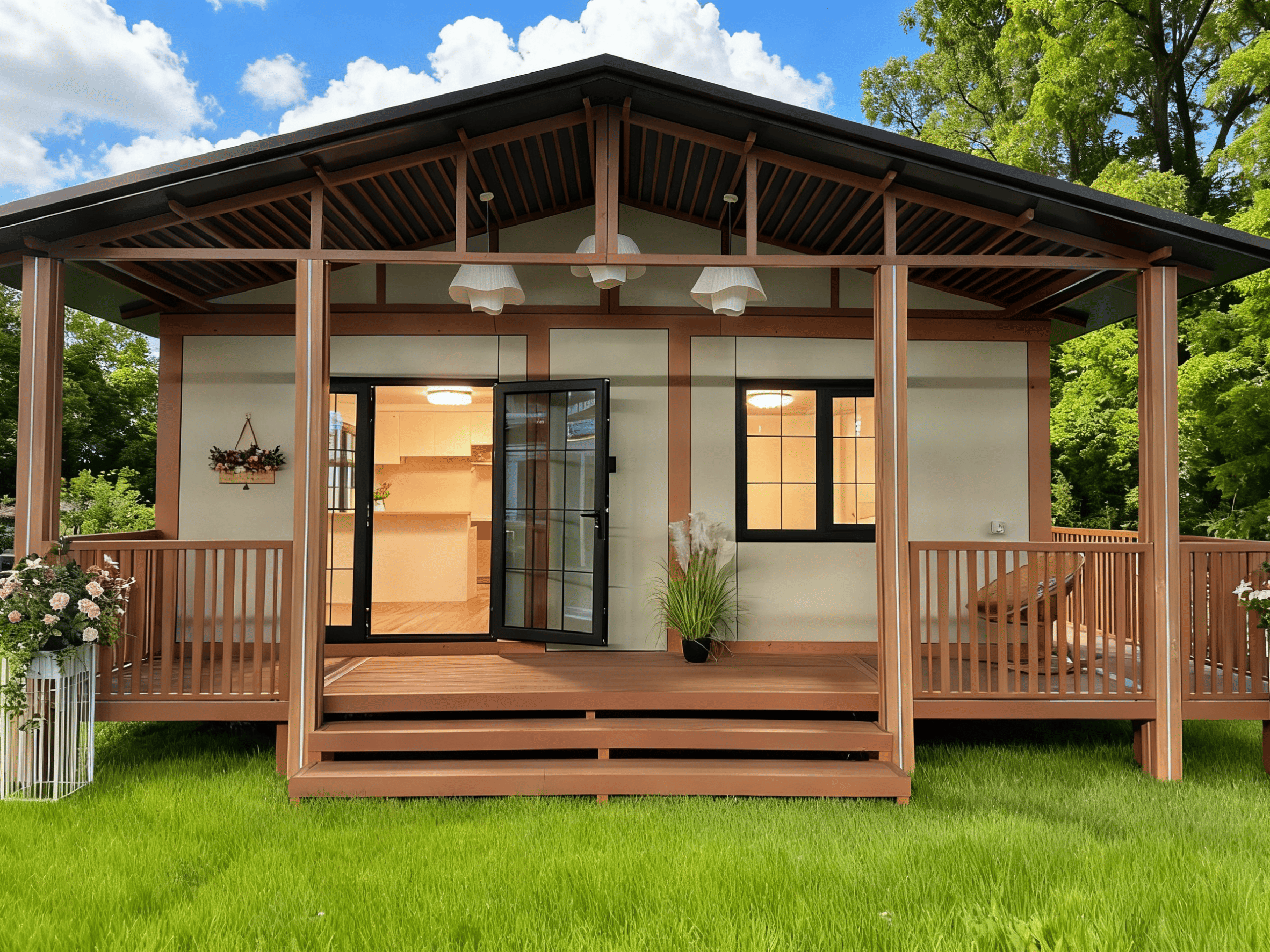 Low Price Prefab Portable Expandable Container House with Warmth Retention Color Customization Available
