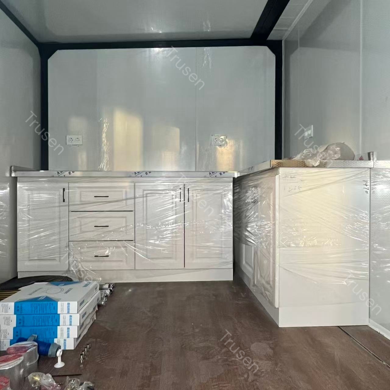Australian Standards Galvanized Steel Frame Expander Home Prefab Container Expandable House With Shower Cottage For Australia