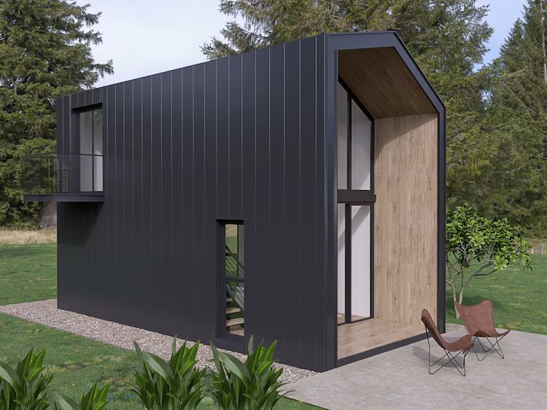 Ready Made Prefab Tiny House Mobile Villa Light Steel 2 Floors Prefab Light Steel Villas