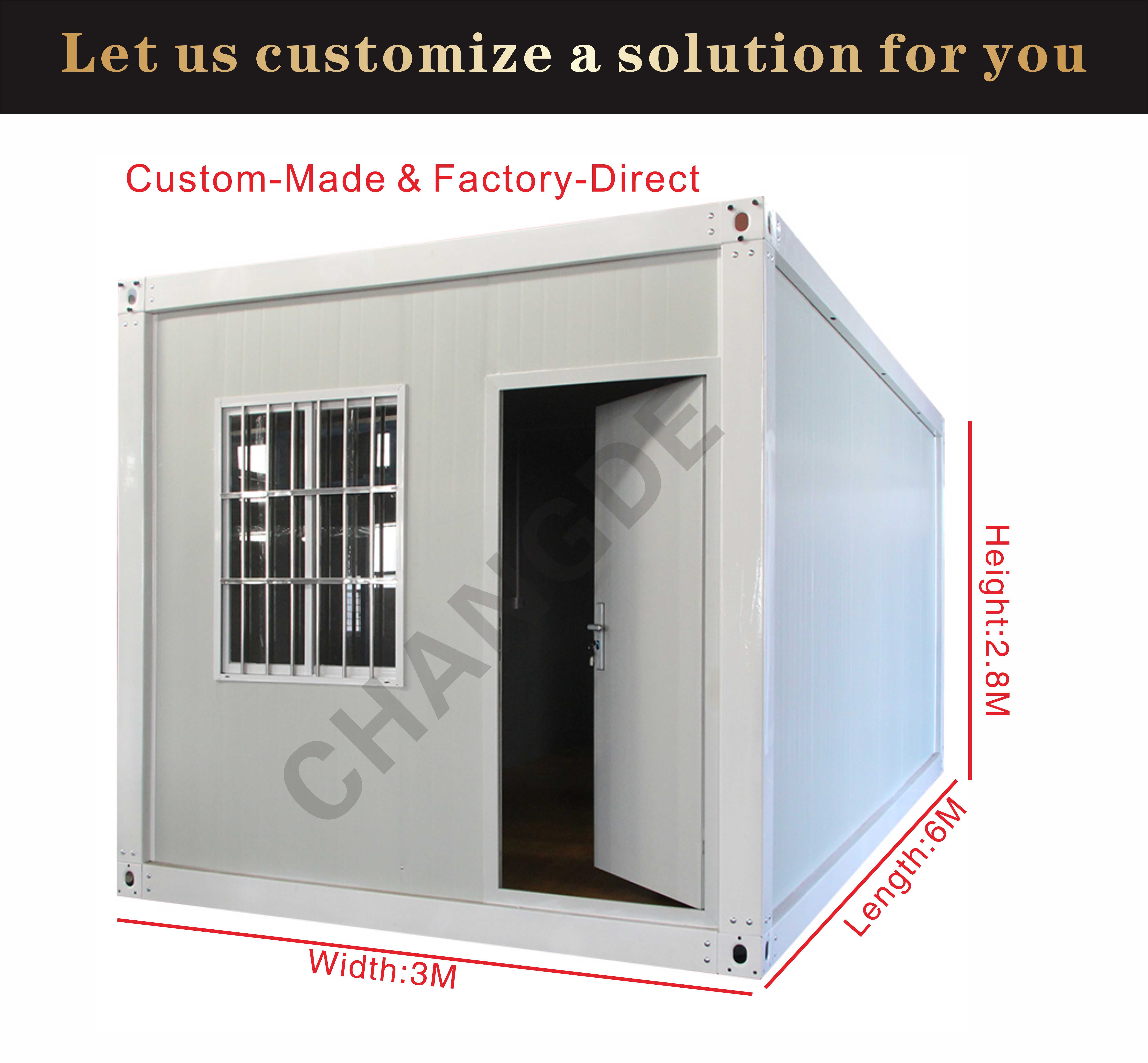 Prefab Modular Portable Living Home Custom Design