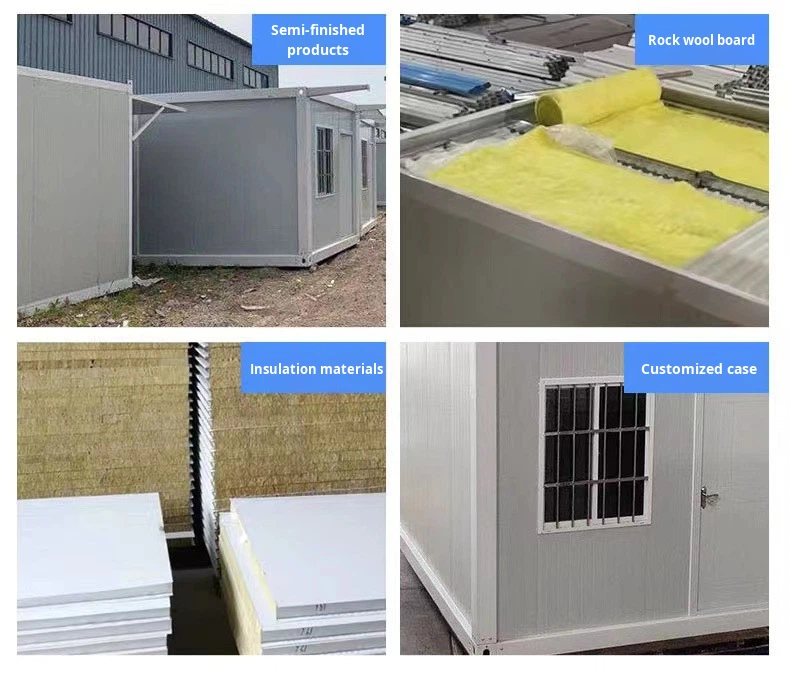 foldable container house setup