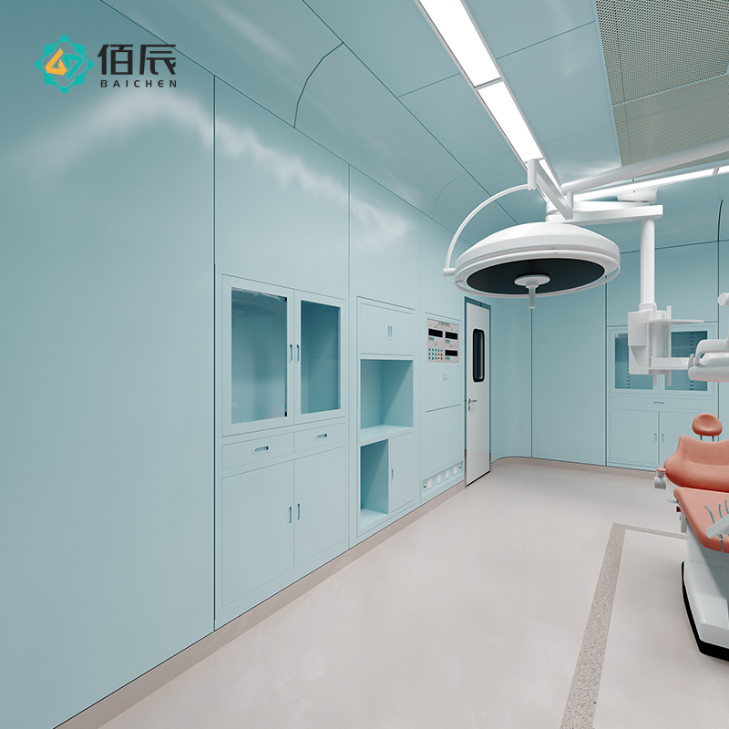 Integrated Operating Room System Modular Or Construction Hospital Clean Room Turnkey Solution Antibacterial Wall System