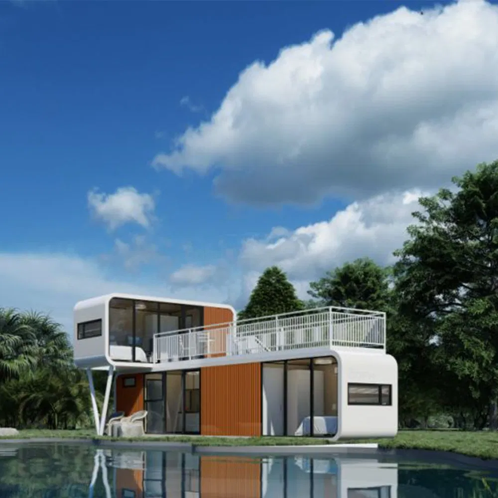 Luxury Compact Prefab Studio for Backyard Office Ordouble-Storey House Apple Cabin