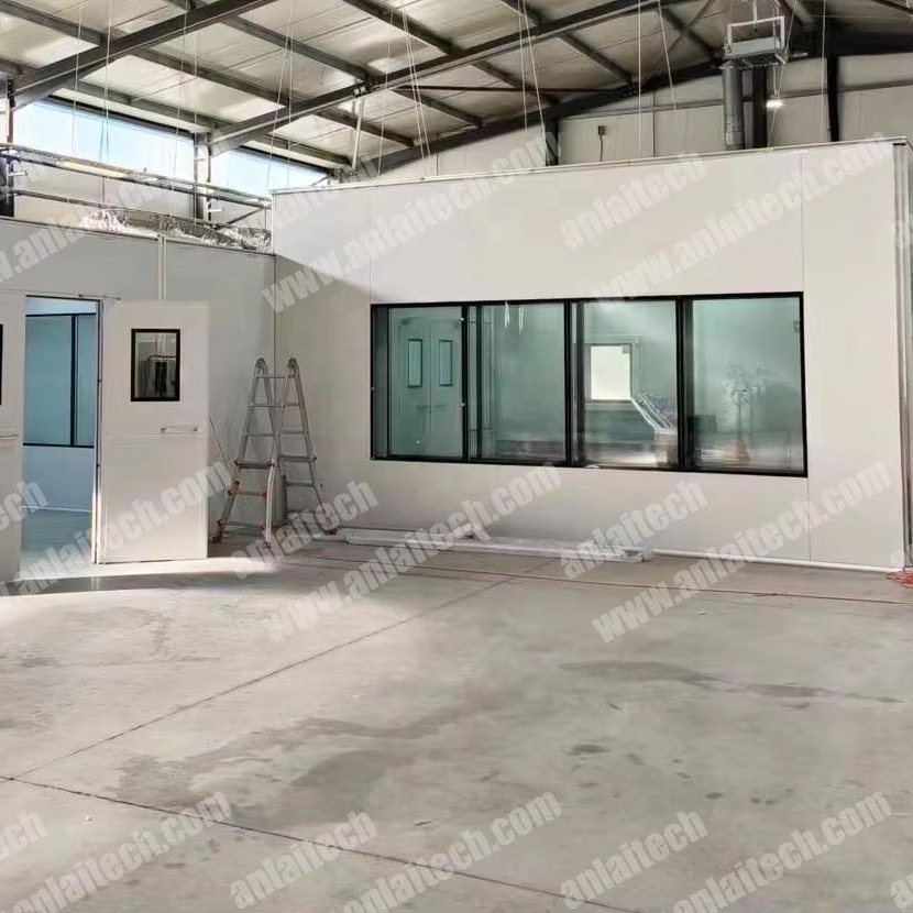Laboratory Modular Hard Wall ISO 7 Cleanroom Assembly Portable Clean Room Booth