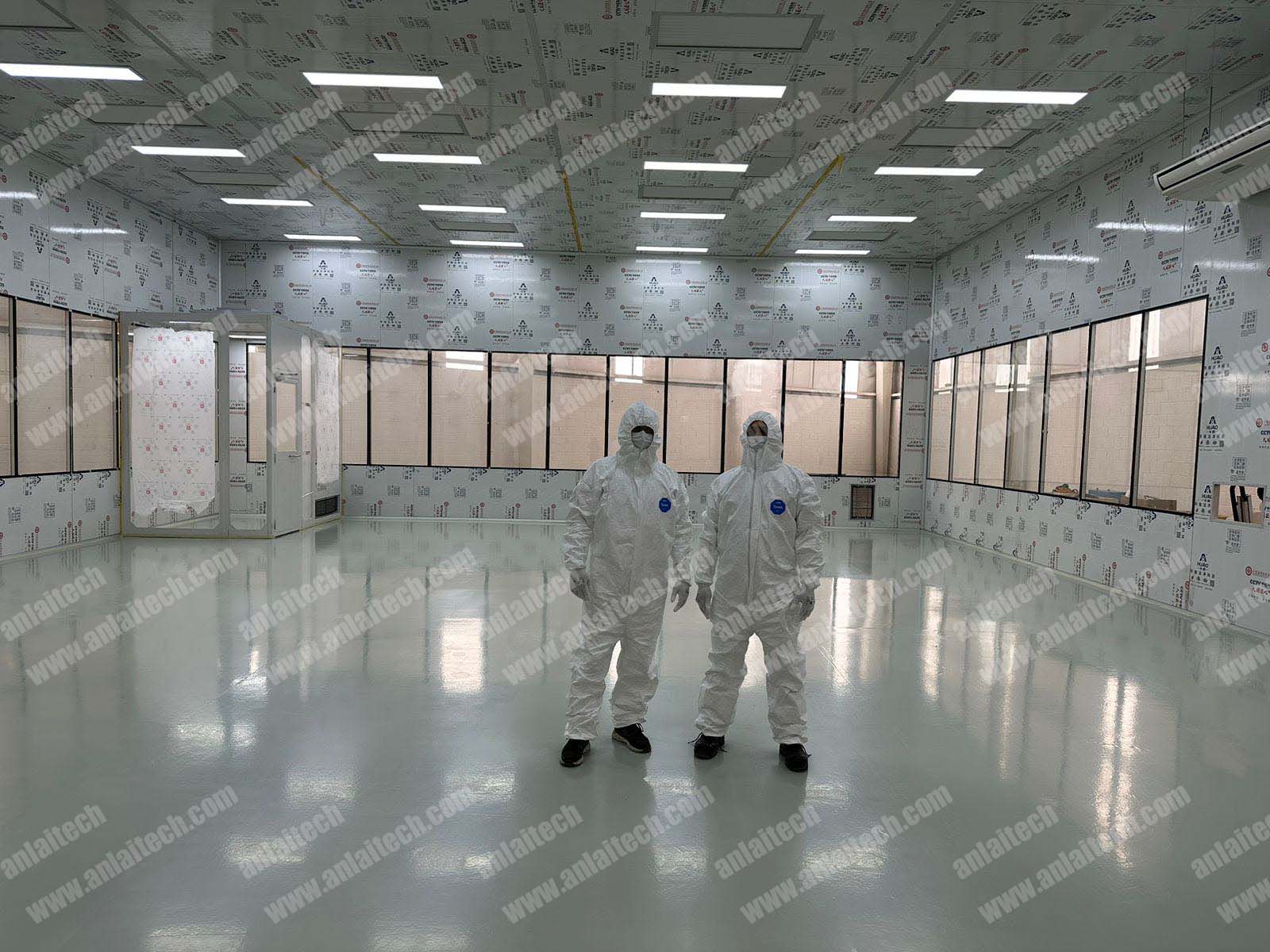 ISO 8 ventilation layout