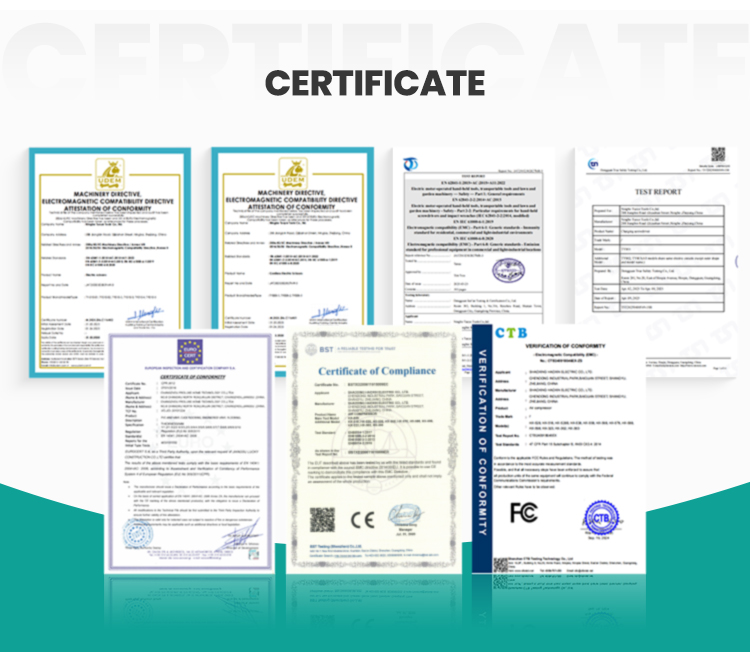Quality Compliance Certificate