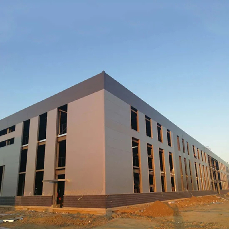 Office Construcation Steel Light Structure Prefab Commerial Building