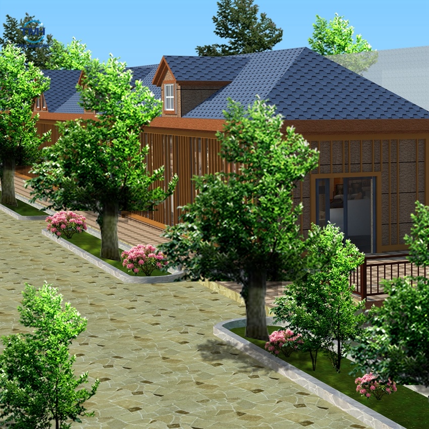 Innovative Steel Design Traditional Luxury Prefab Modular Sandwich Panel Villa Home Kit