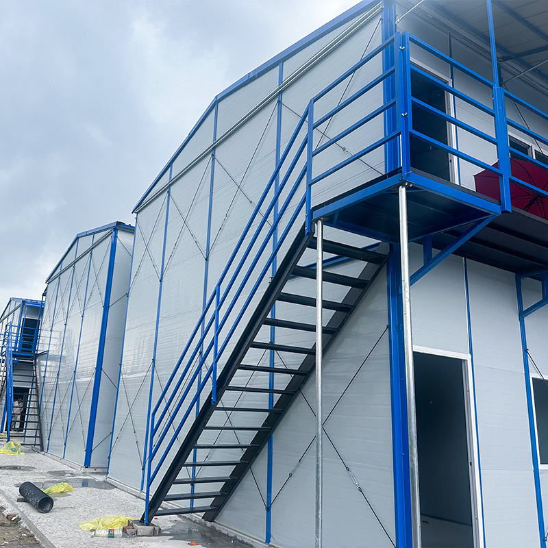 Warehouse 2 Floor Container Houses K Home Prefabricated Prefab Homes Dormitory Building Worker Housing Office Cheap
