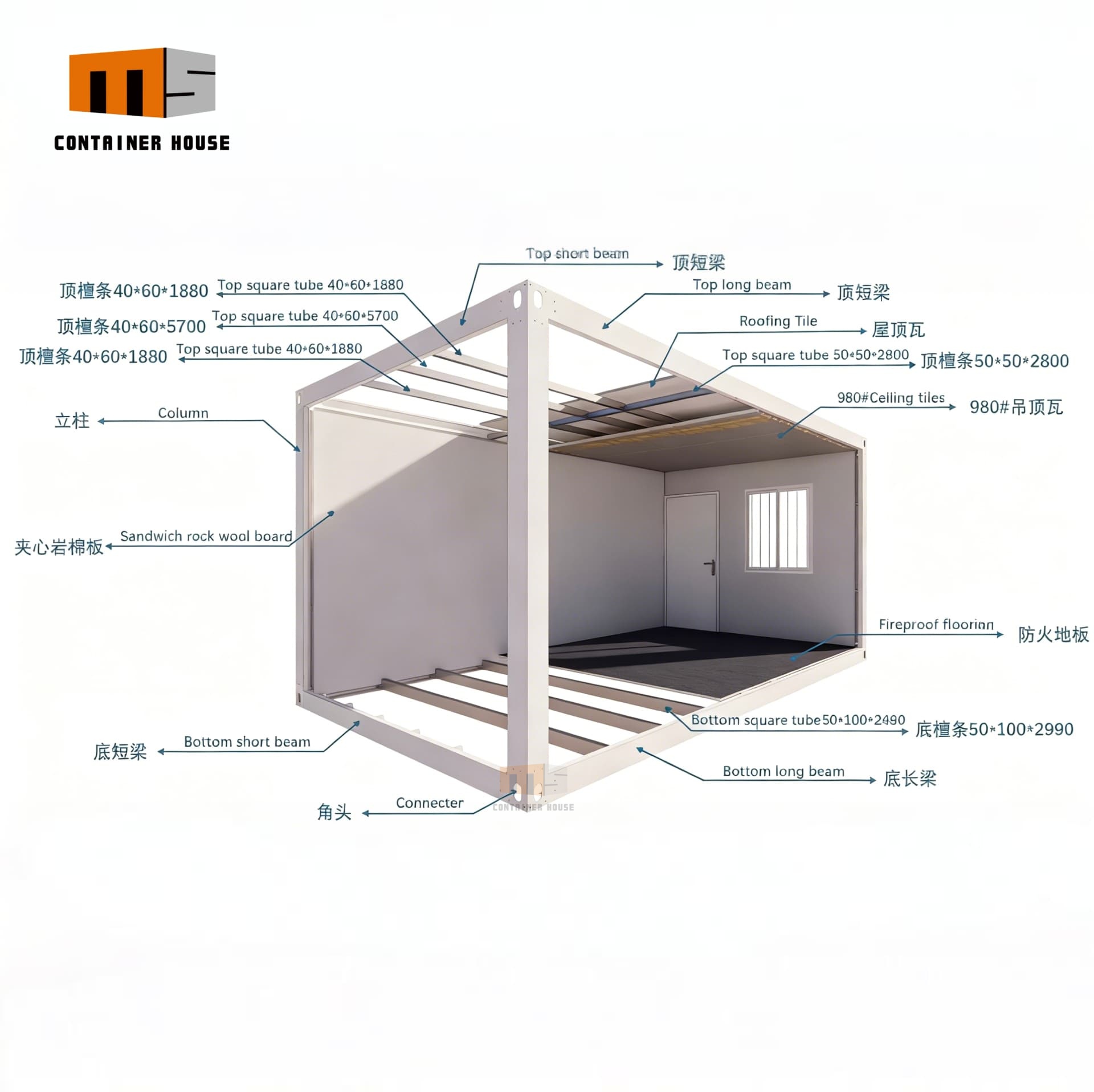 Best Price Fast Assembly Reusable Prefabricated Pack Box Container House Insulated Temporary Site Worker Accommodation Cabin