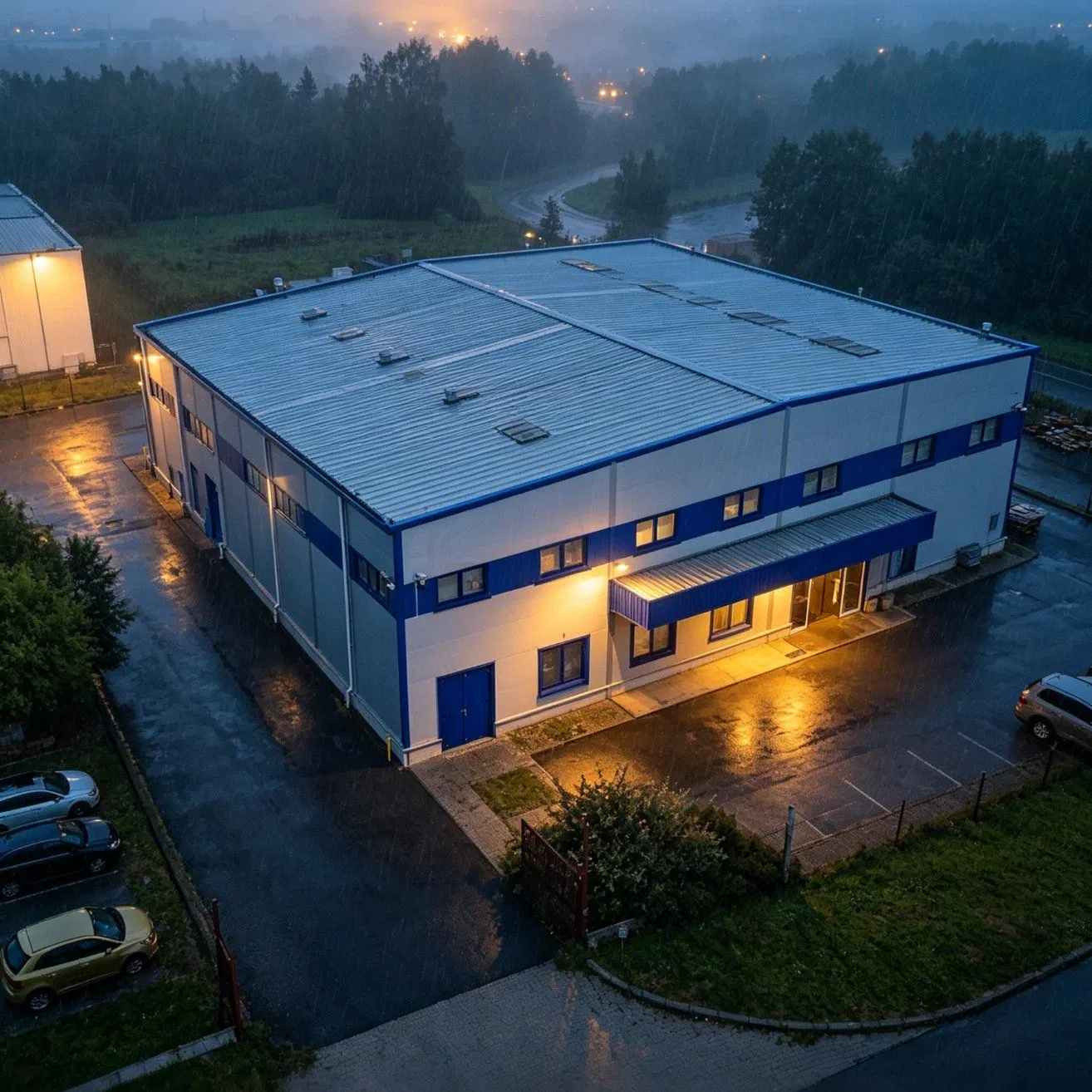 Cheap Ready Prefabricated Steel Structure Metal Structure Civil Storage Warehouse Modular Portable Prefab Villa Container Light House Prices