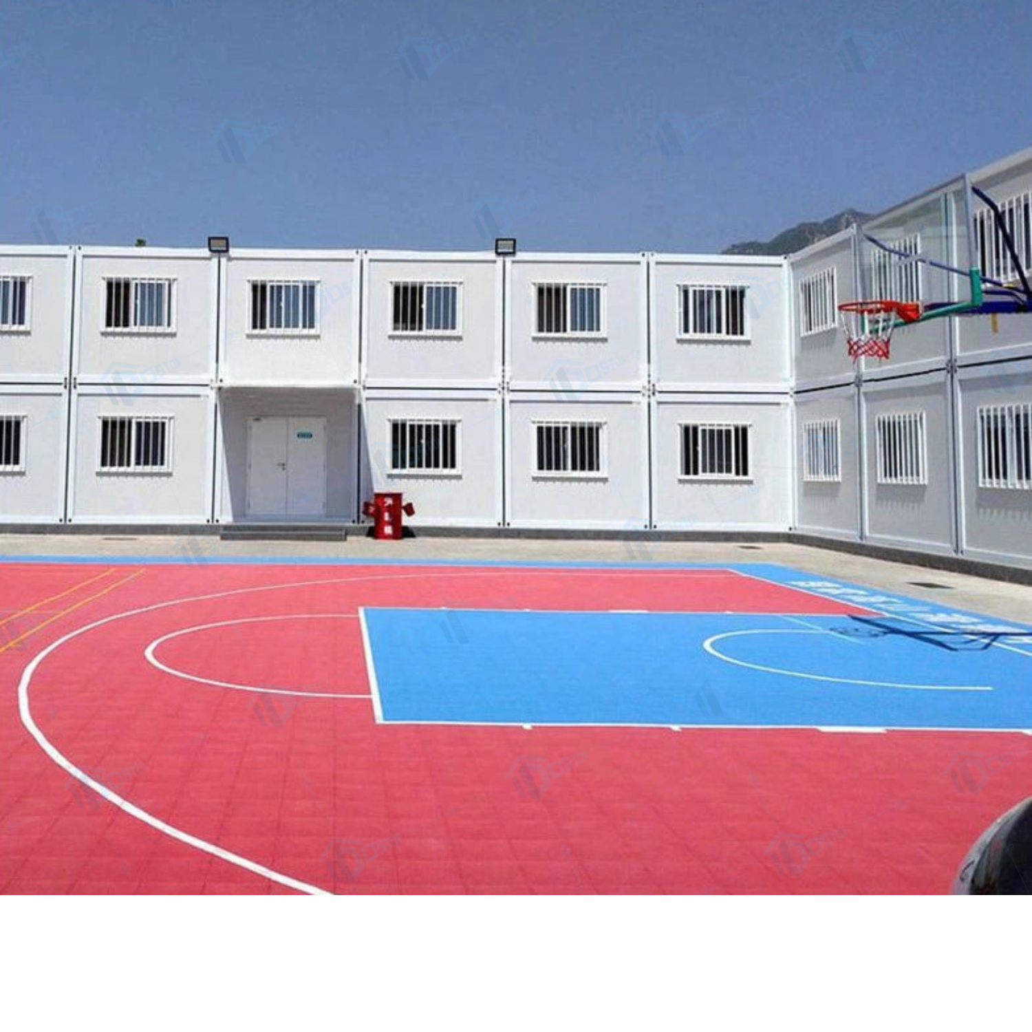 Completed Prefab School Structure