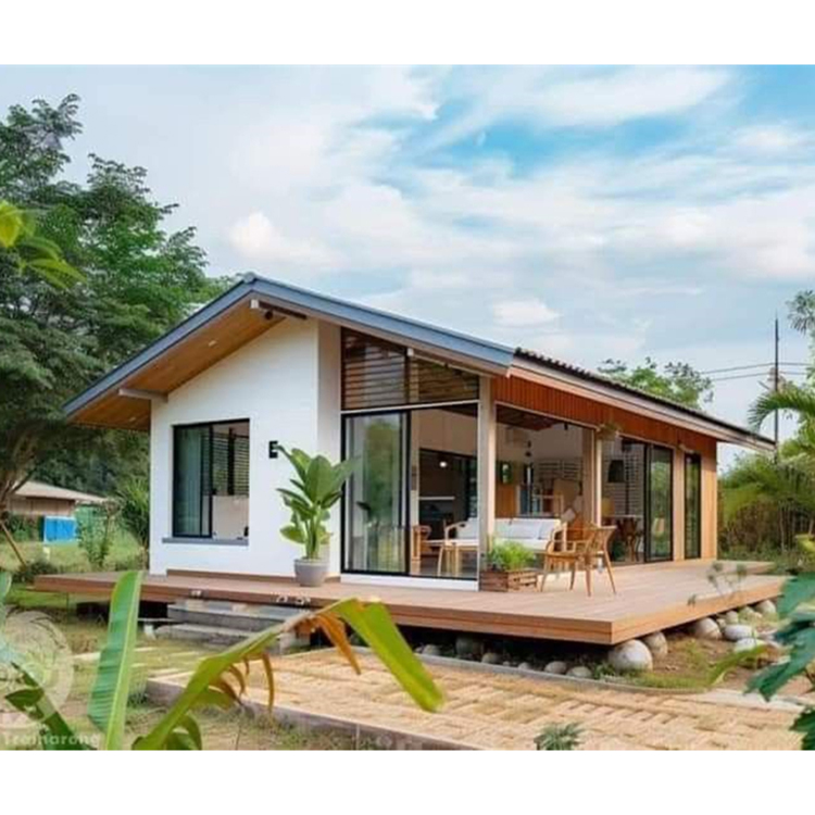 Wooden Luxury Modular Prefabricated Wooden House Tiny Home Ready-to-sleep Container Beach Villa Tiny House Beach House
