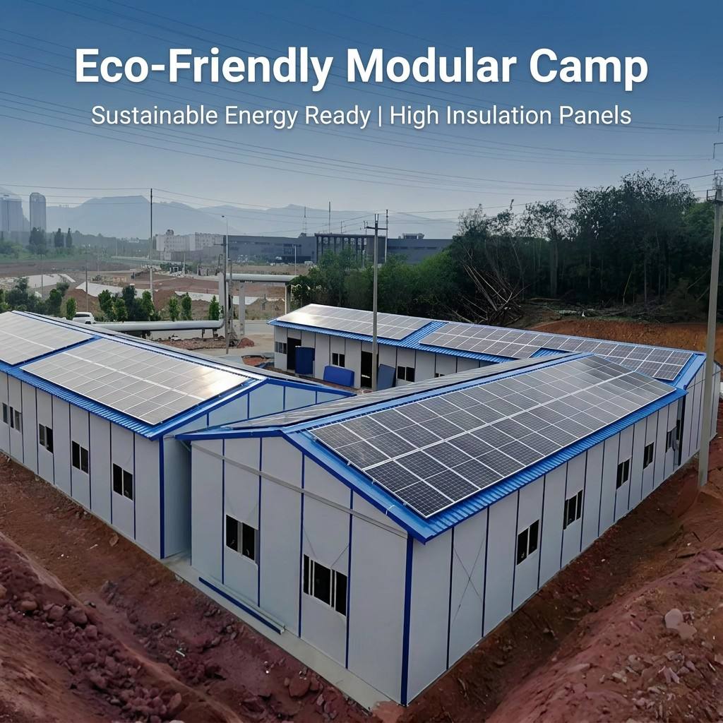 Best Selling Affordable Prefab Home Two Storey Steel Frame Temporary Accommodation House for Construction Site Worker Dormitory