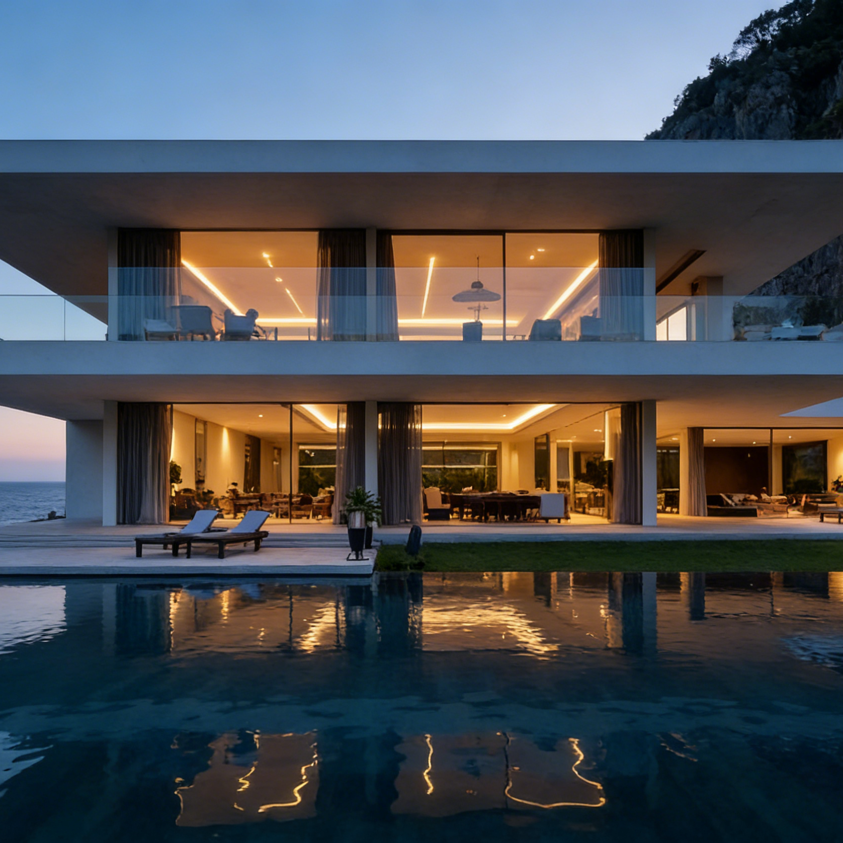 Luxury Modular Light Steel Villa Prefab Steel Structure House Eco Friendly for Outdoor Mobile Light Steel Structure House