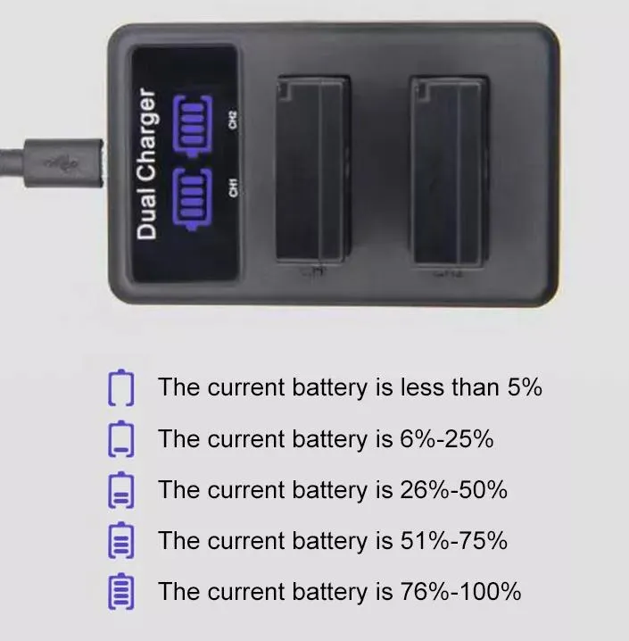 Camera Lithium Battery Charger View 3