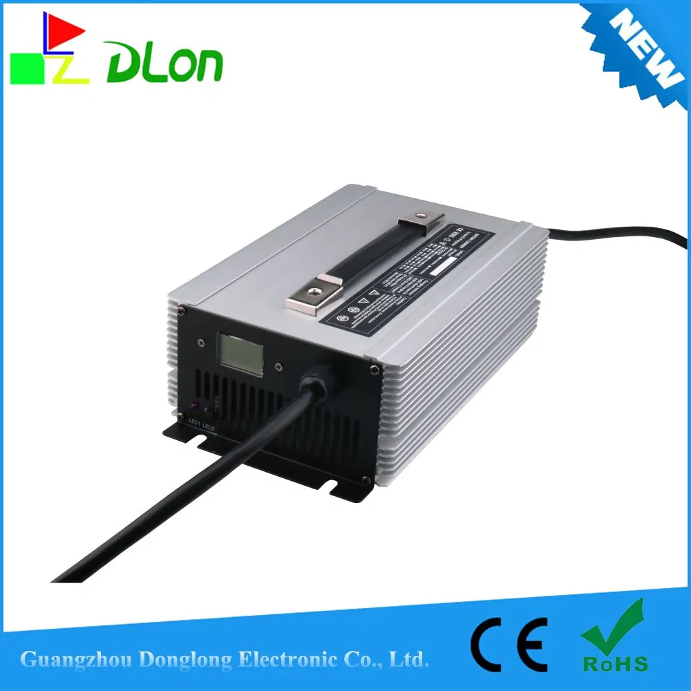 2000W 36V 40A Lead Acid Vehicle Mounted Type Charger 44.1V Battery LCD Chargers Apply to Electric Car Electric etc. Forklift CE RoHS Compliant EV