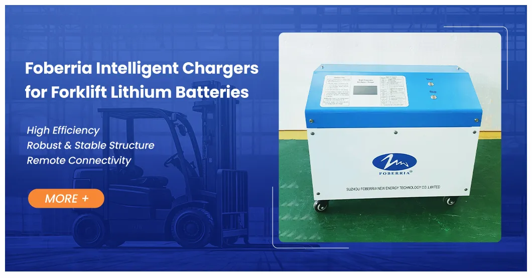 Intelligent Forklift Charger Banner