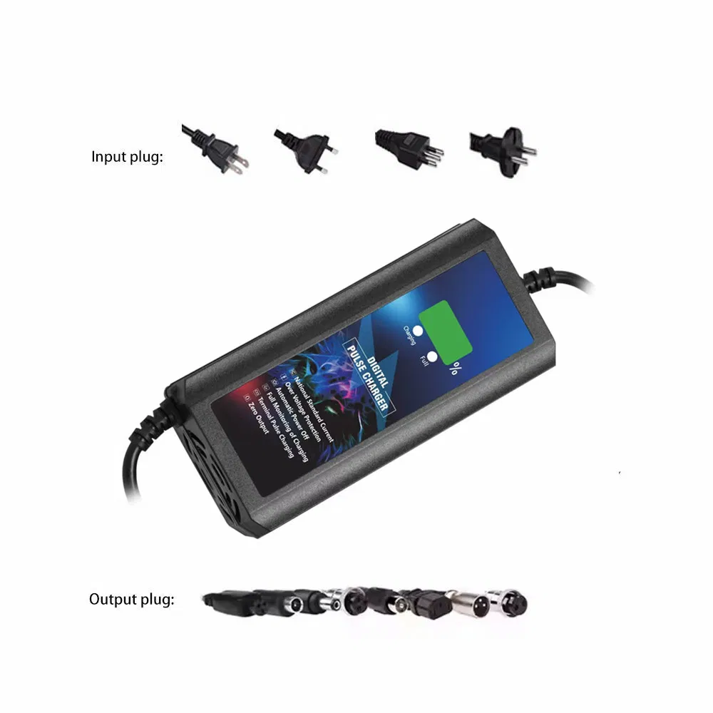 Lead Acid 24V5a 12V 24V 36V 48V 60V 72V Electric Scooter Lithium Ion Battery Vehicle Ebike Forklift Truck Battery Charger