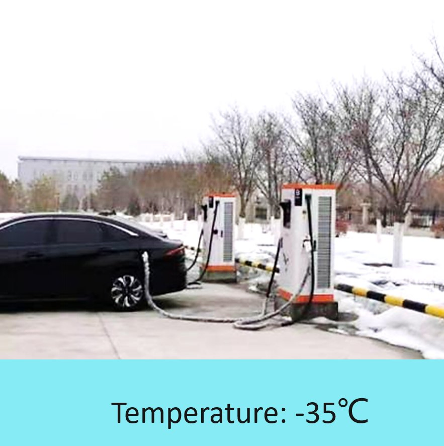 High-Power Liquid-Cooled EV Charging Station 80kw 120kw 160kw DC Fast EV Charger