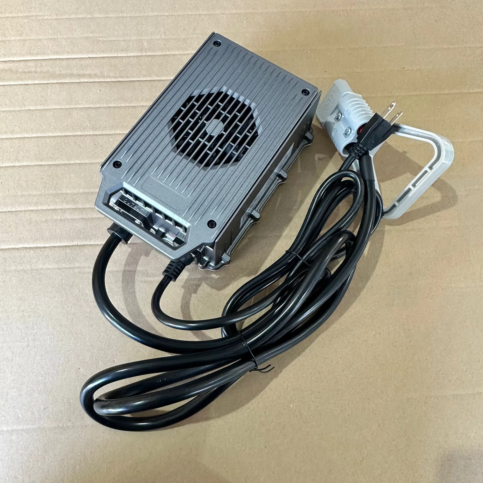 Waterproof 48V25A Charger Side View