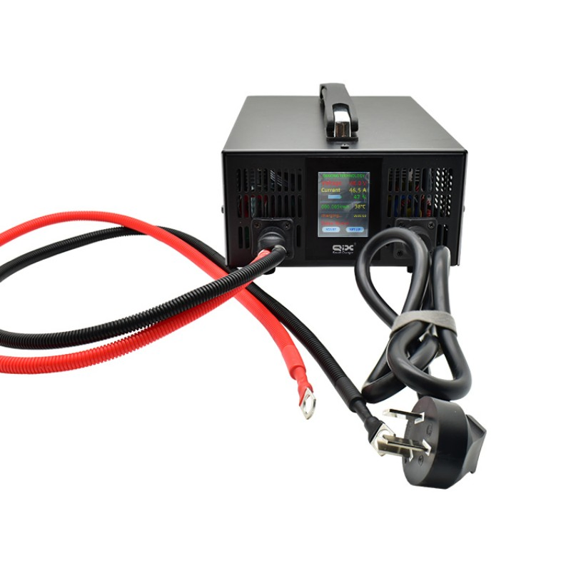 High Power 3300W Smart Charger IP34 Aluminum Case for Industrial Lithium Lead Acid Battery Packs for Electric Vehicles with Waterproof Features