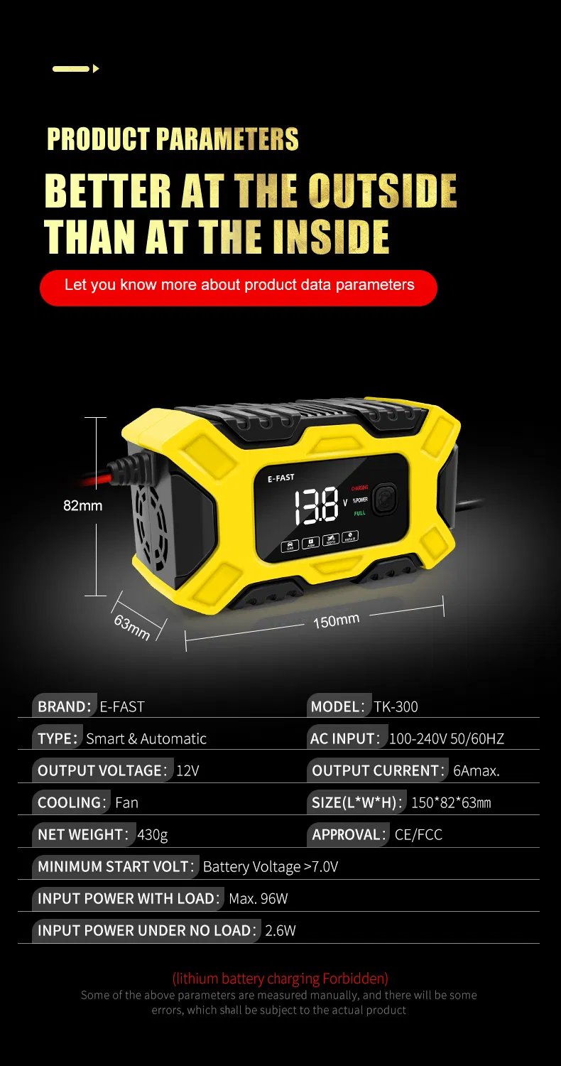 Battery Charger Features