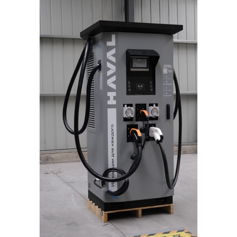 High Power AC DC EV Charger 120kw Chademo/CCS2 Type 2 EV Battery Charging Station